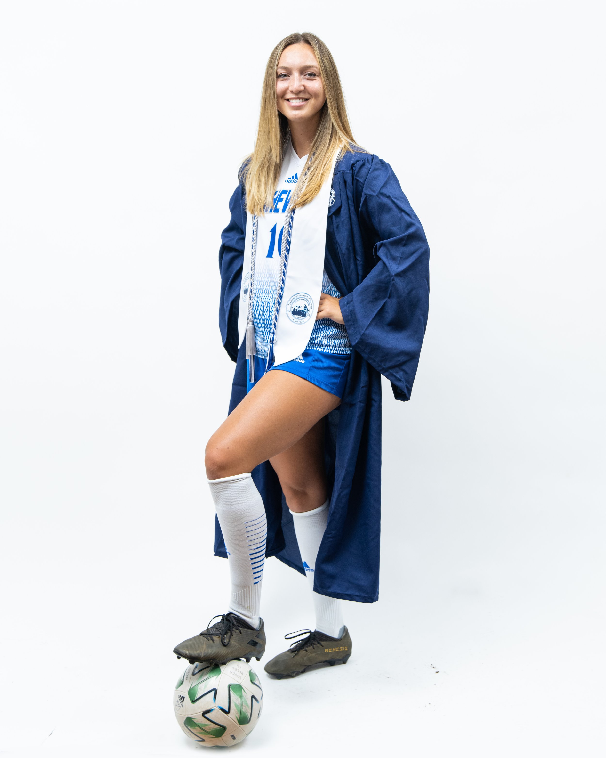 In Studio Soccer Graduation Photos