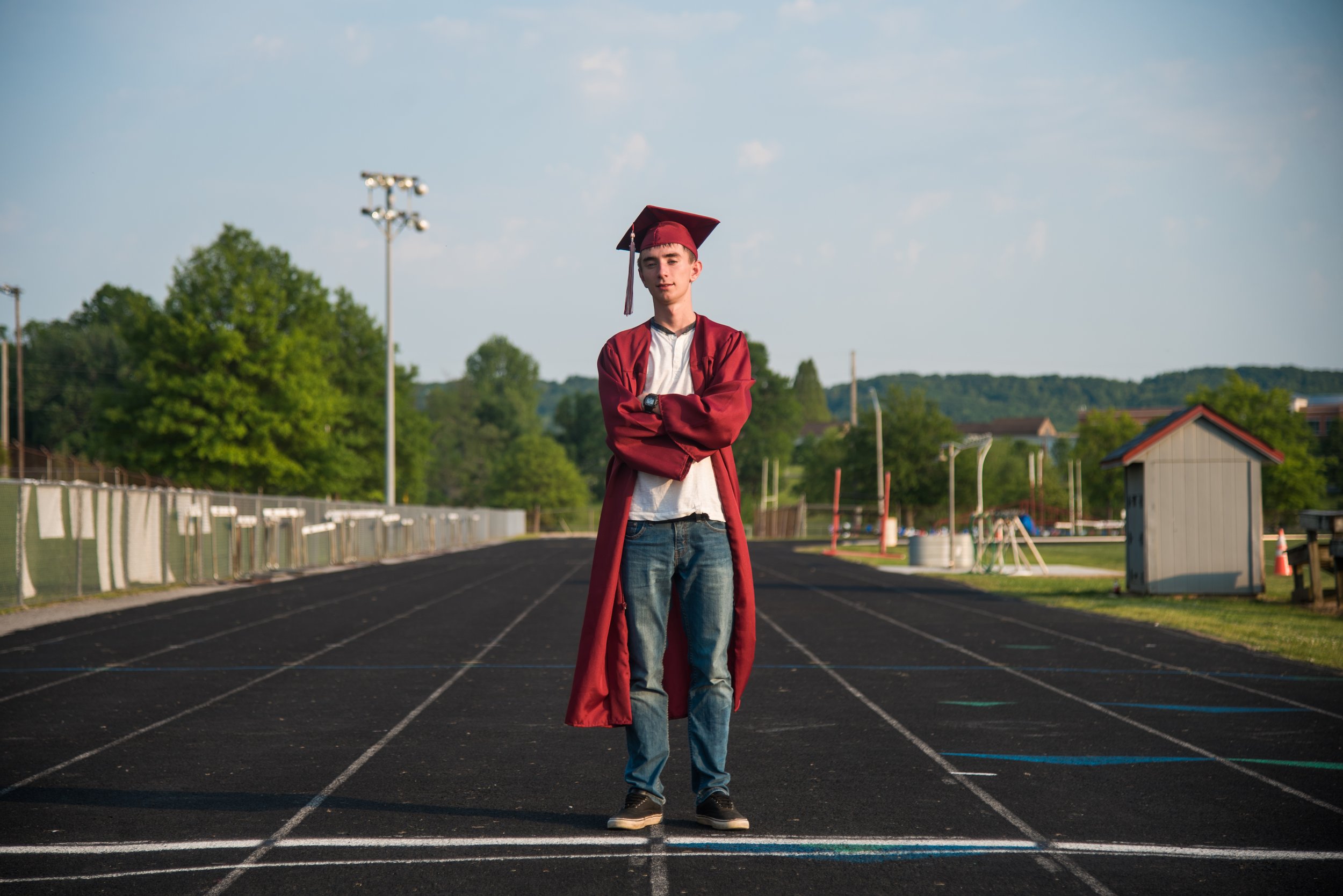 Track Athlete Senior Photos