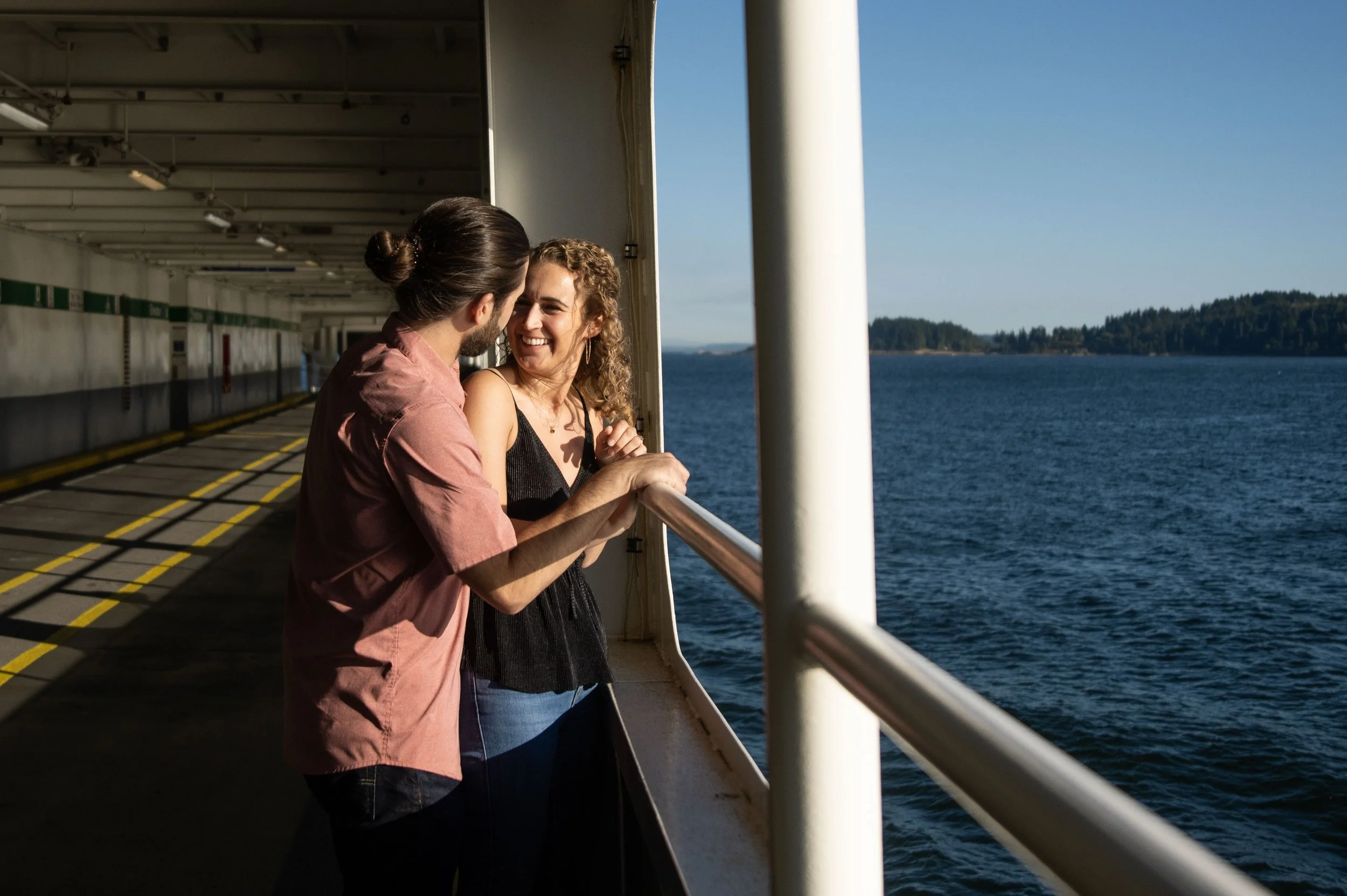 Adventure engagement session around Seattle_Bainbridge Ferry photoshoot_Golden Gardens Park-82.jpg