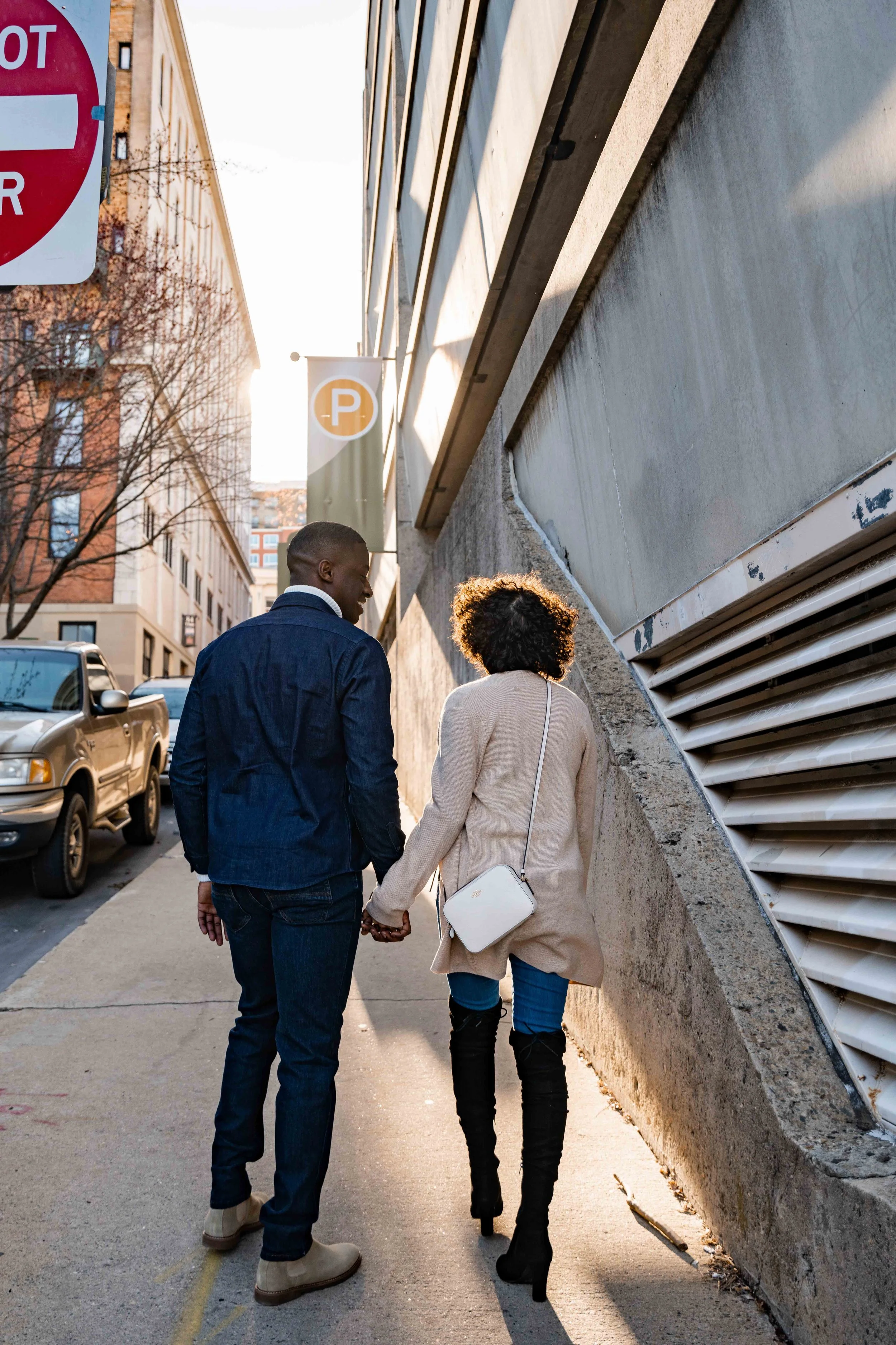 Photoshoot Turned Surprise Proposal in Downtown_durham engagement photographer-63.jpg