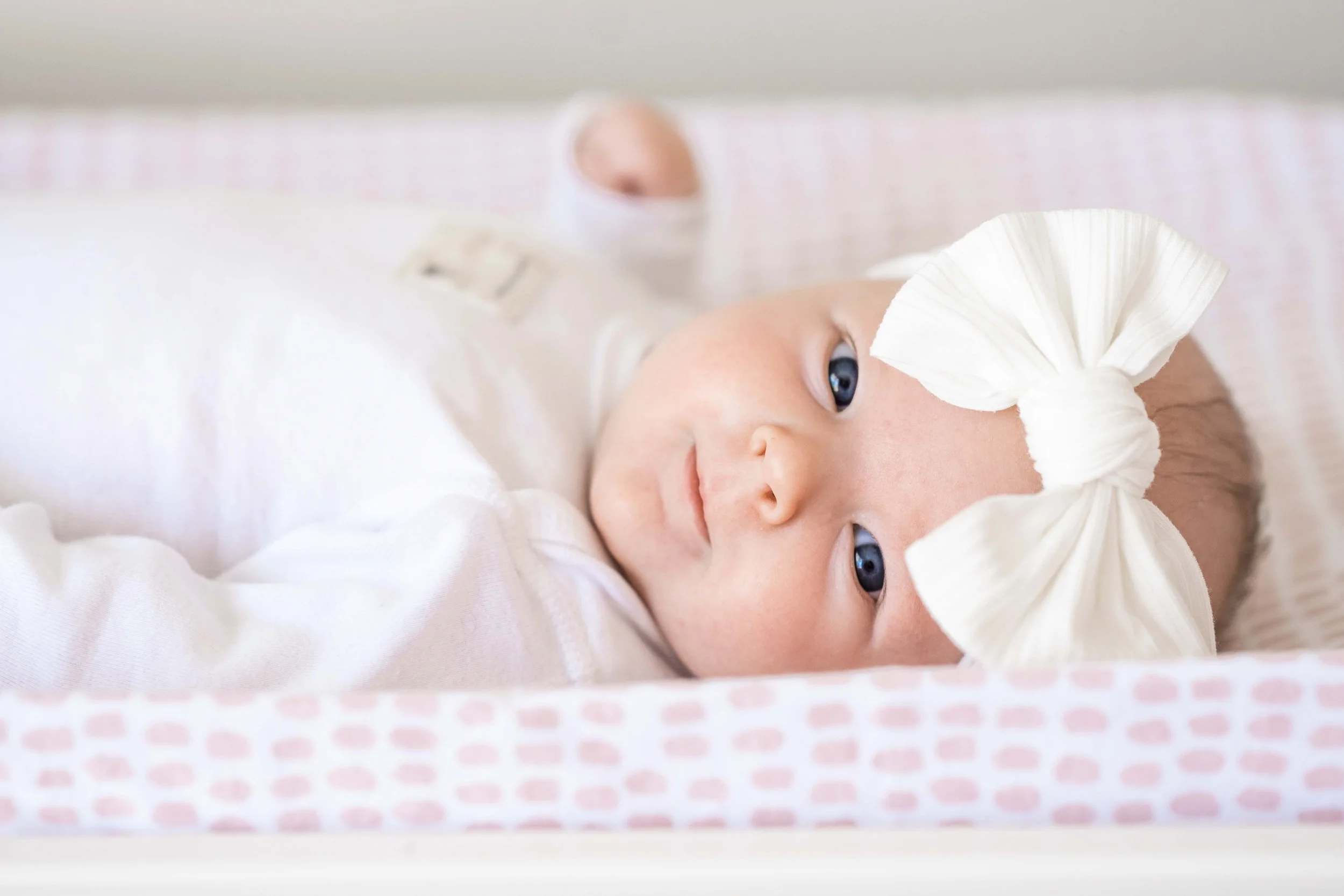 Pretty pink newborn photos in home nursery_chapel hill newborn photographer-3.jpg