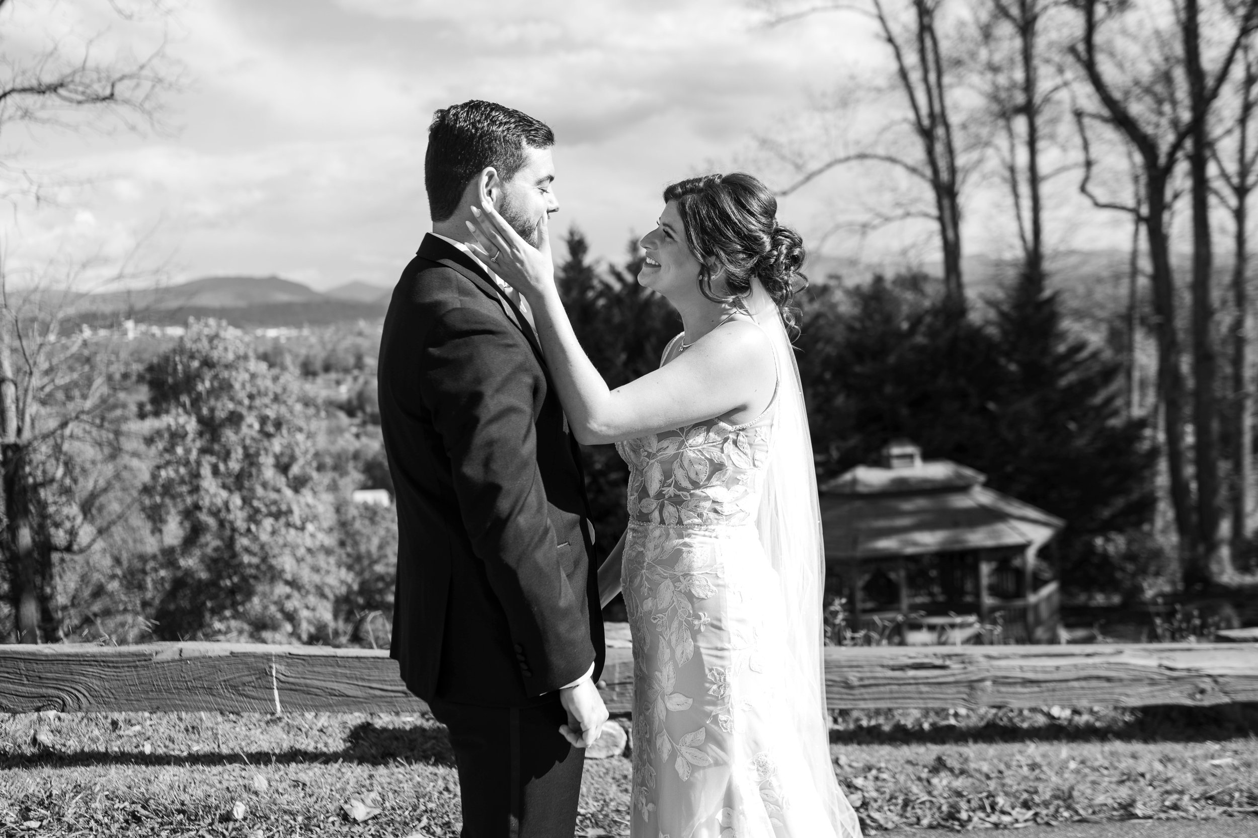 October Wedding in Asheville at the Crest Center - Raleigh Wedding Photographer 27.jpg