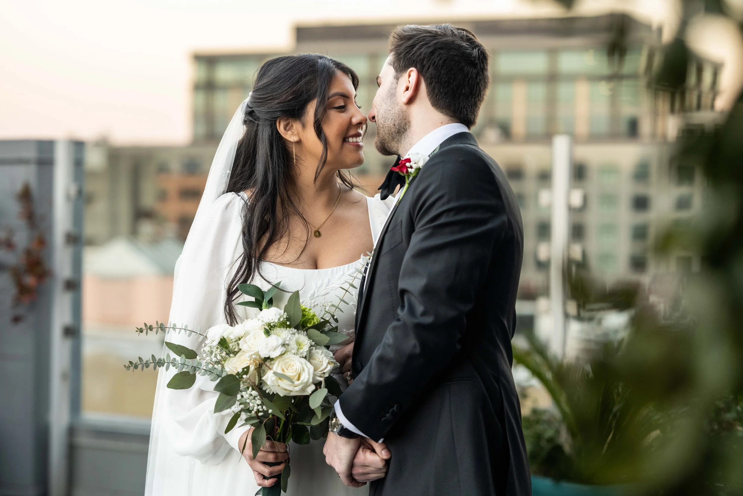 Botanical Lounge Raleigh Wedding_January 18, 2025_rooftop wedding downtown_Raleigh Wedding Photographers-134.jpg