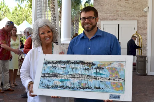 Paula Deen with Andy