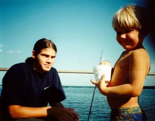 Andy + my brother Ben 