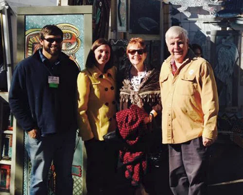 with Bob and Sharon