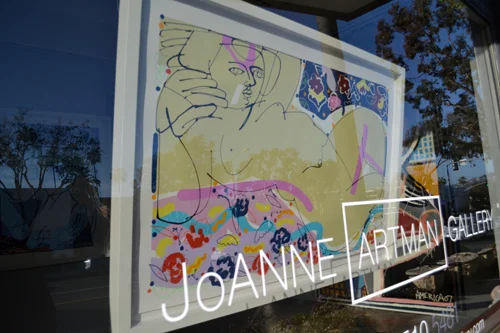 America Martin's art at JoAnne Artman Gallery in Laguna Beach