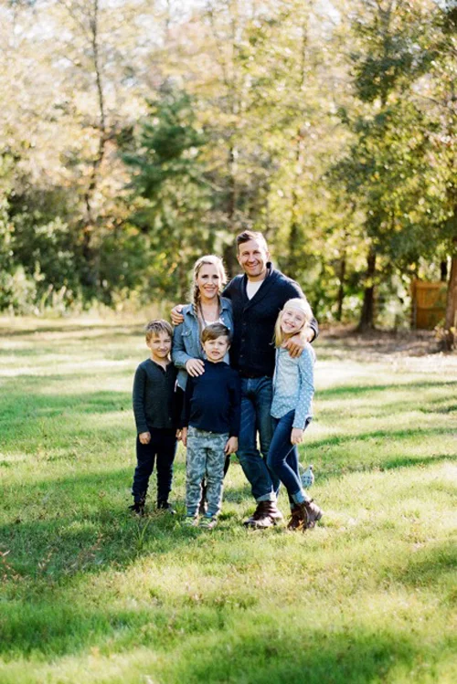 original photo of Manthey family