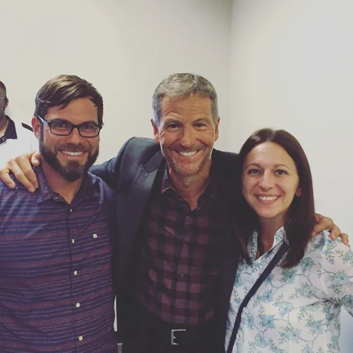 visiting with John Bevere