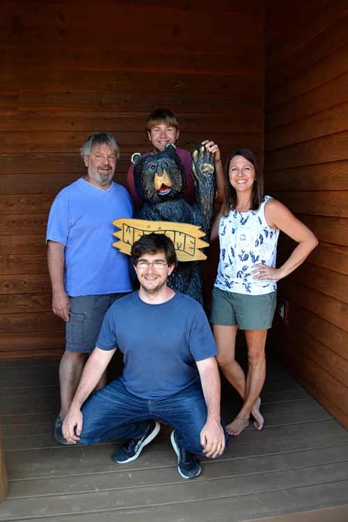 Richard, my brother Rich, my brother Ben, and me