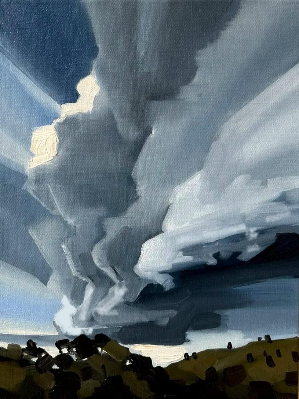   Intimate Immensity series IV,  oil on canvas, 40×30cm  