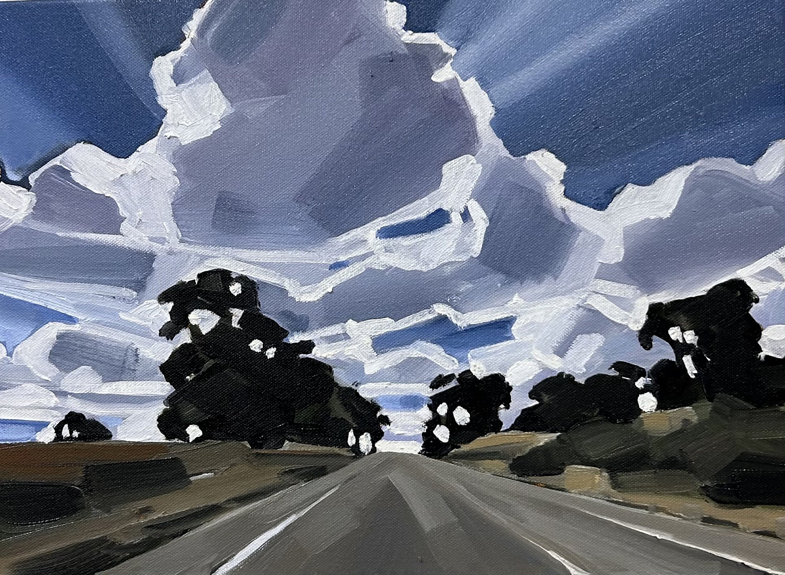   Intimate Immensity series VI,  oil on canvas, 30×40cm  