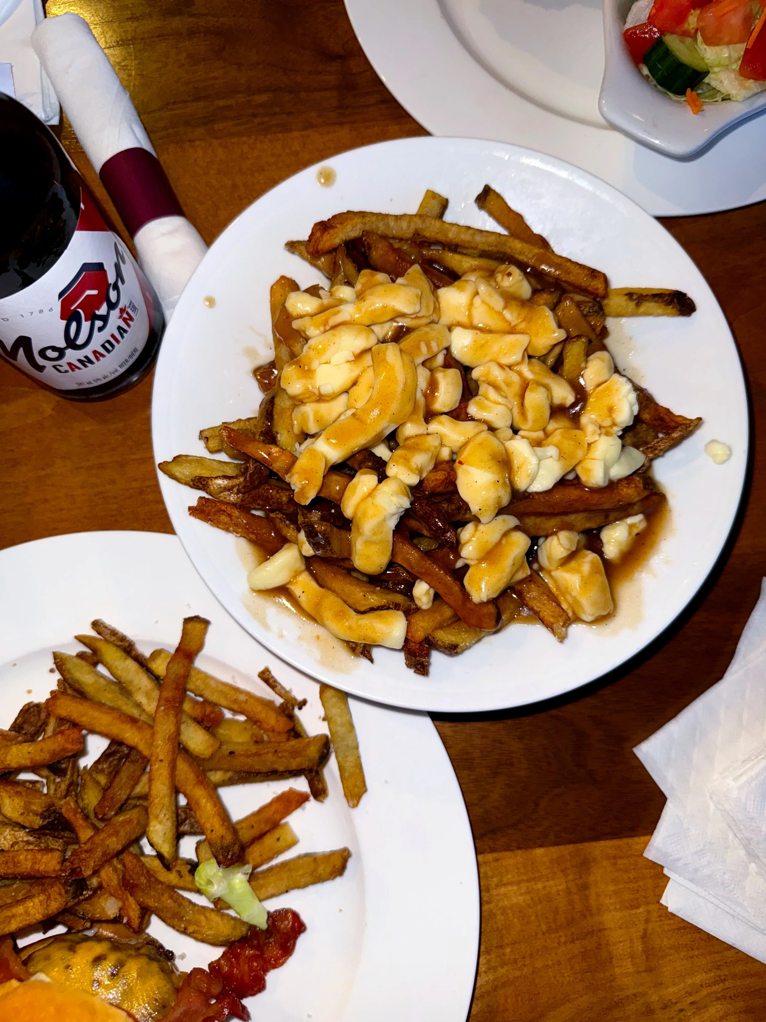 A photo of poutine at Mine Craft Tavern in Canmore, Canada