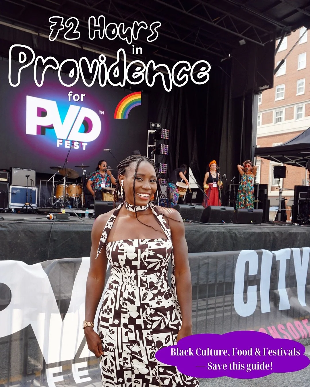I spent 72 hours in Providence for PVD Fest with @providencetourism and I was completely blown away &mdash; nothing could&rsquo;ve prepared me for how rich and culturally vibrant this city feels. ✨ SAVE + SHARE ✨ AD 

From watching world-class perfor
