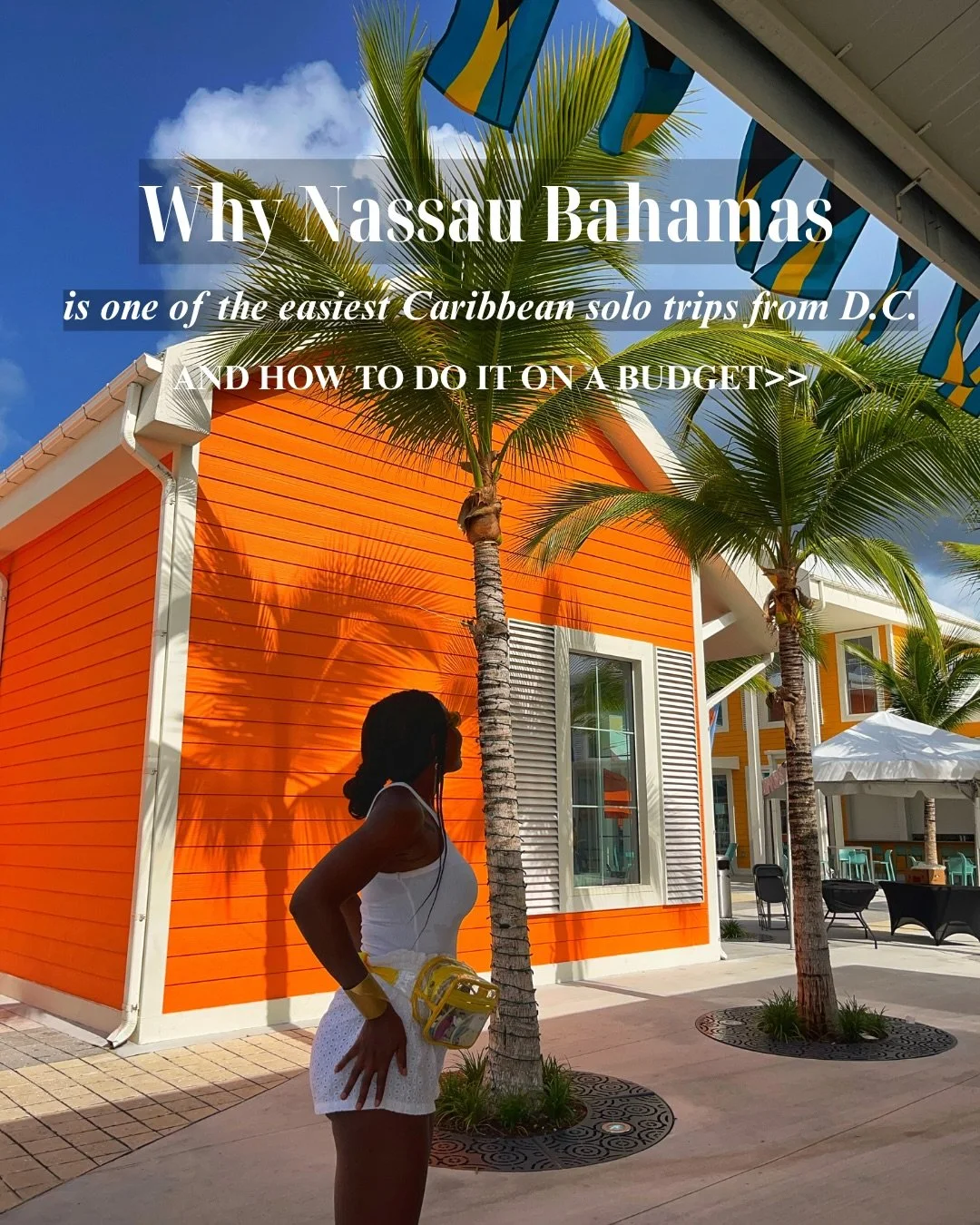 72-hour Bahamas itinerary for solo travelers &mdash; from affordable flights from DC and $70/night stays near Junkanoo Beach to free things to do in Nassau, beach hopping, and the best conch salad I&rsquo;ve ever had 🐚☀️

Comment &ldquo;Bahamas&rdqu