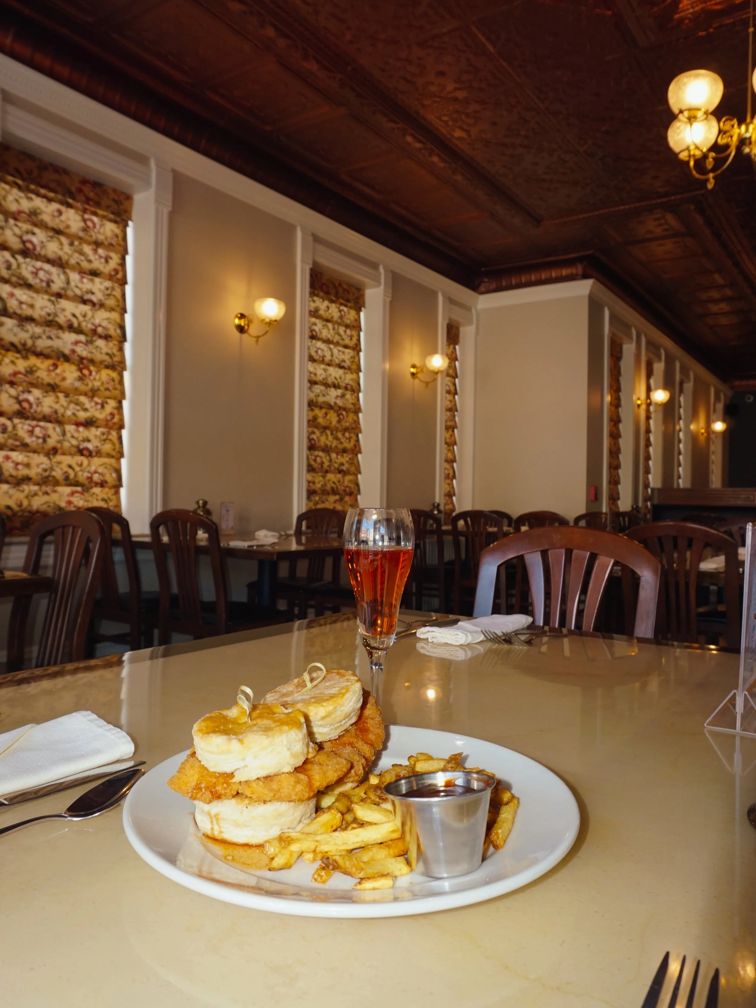 Lunch at the Union Hotel in Bedford Pennsylvania