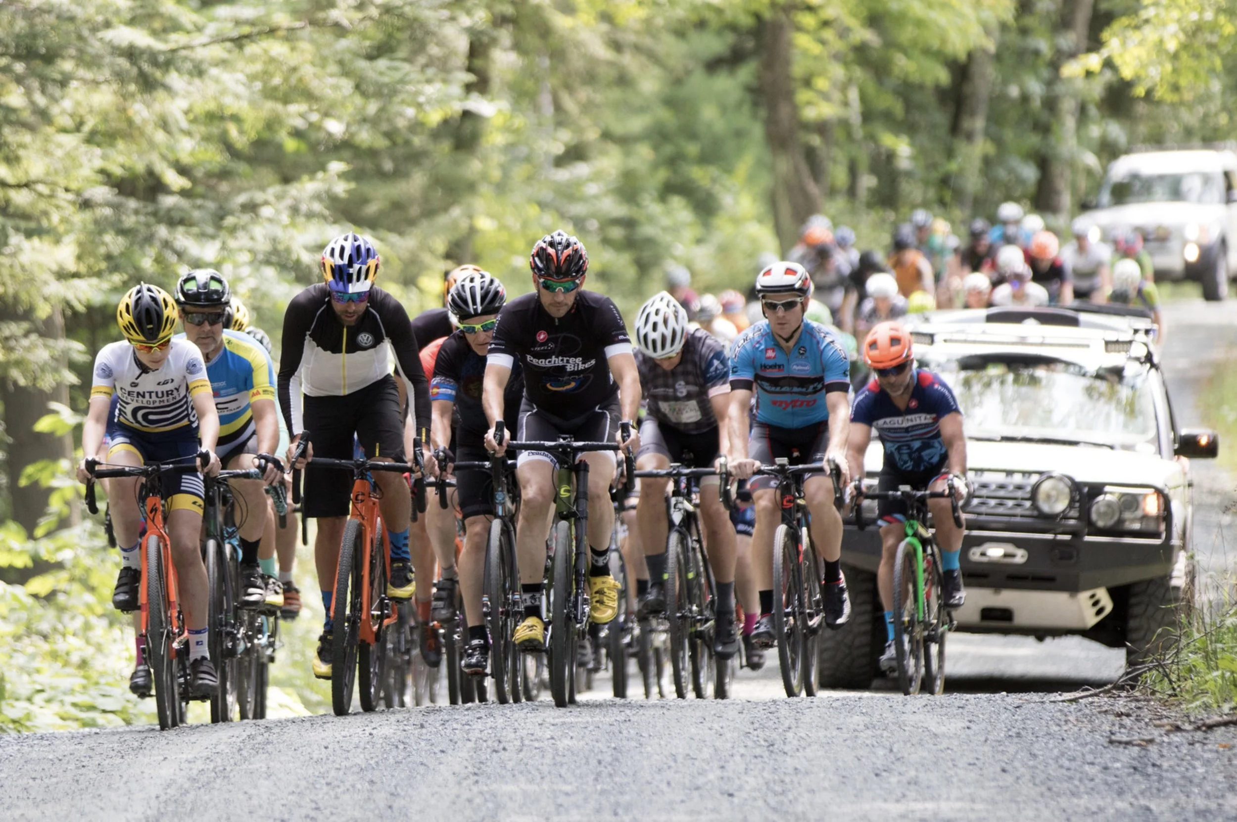 Tim Johnson Leads the "Preview Ride with the Pros"