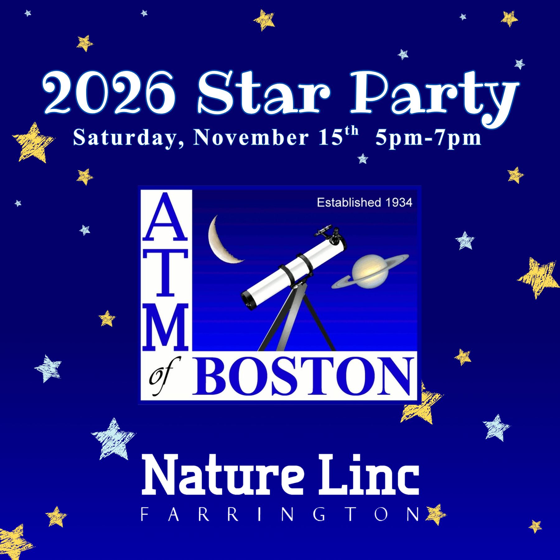 Star Party with Farrington Nature Linc and ATMoB