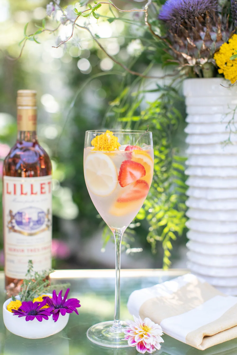 Lillet photography by Cling Creative