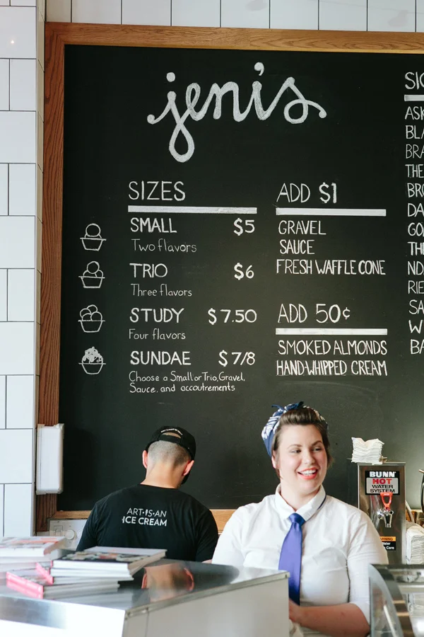 Jeni's Ice Cream photography by Cling Creative