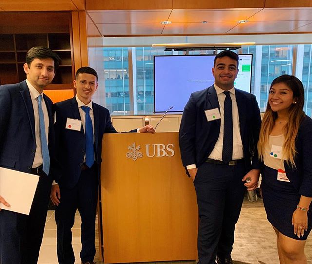 Even though the semester is over, our PIF members are still working hard and networking with UBS. Proud to have these four individuals representing FIU. &bull;
&bull;
&bull;
@fiubusiness @fiumarketing @fiucareer @fiuinstagram 
#business #marketing #f