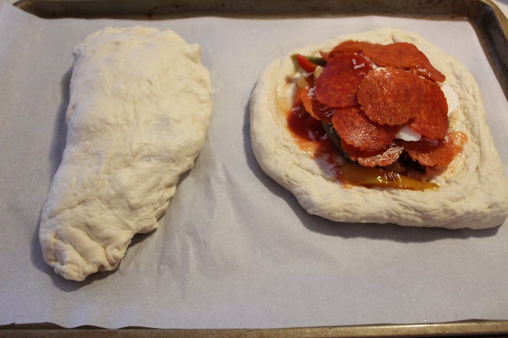 Pepperoni and Peppers Pizza Pockets — COOKING WITH THE PAN