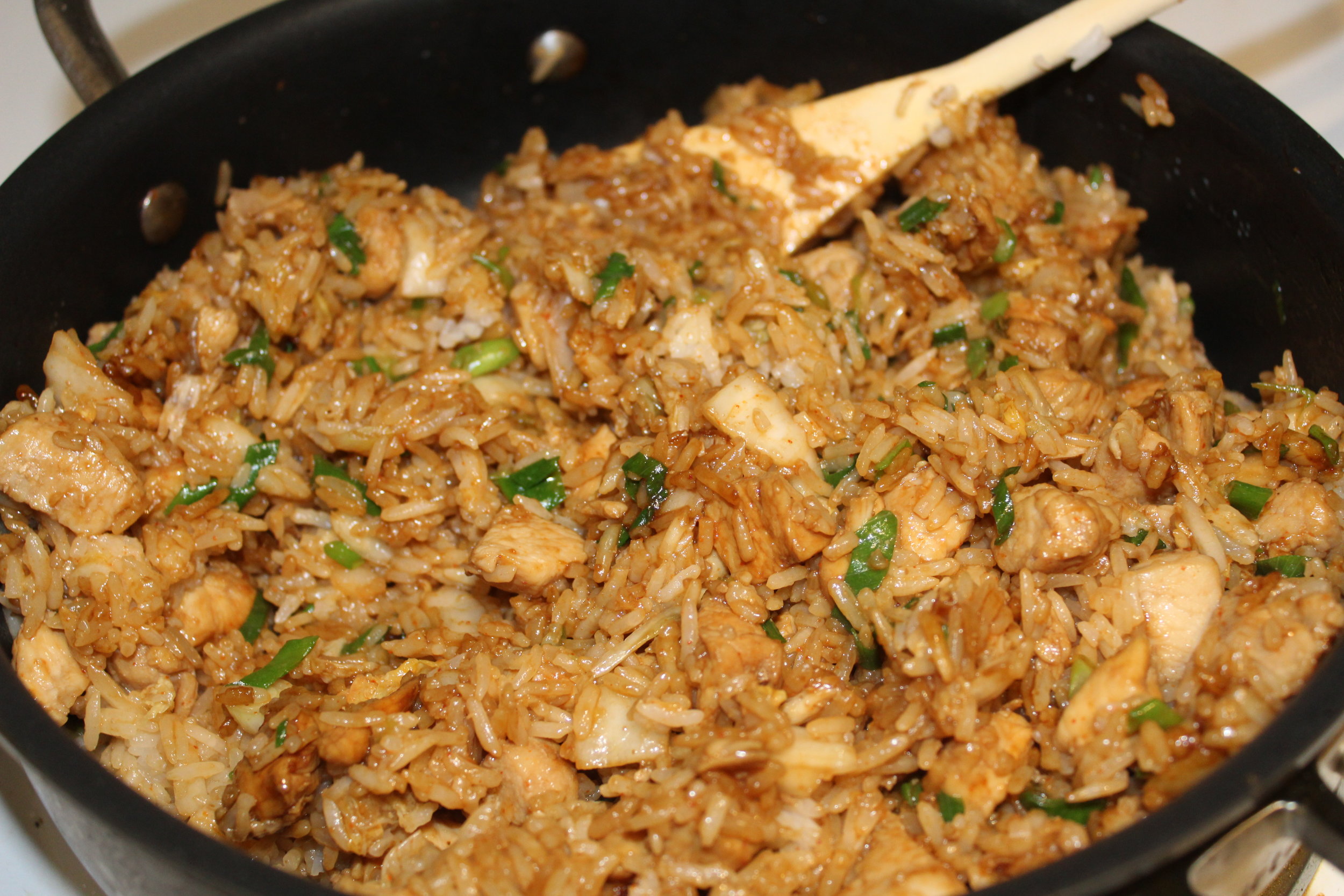 Kimchi and Chicken Fried Rice — COOKING WITH THE PAN