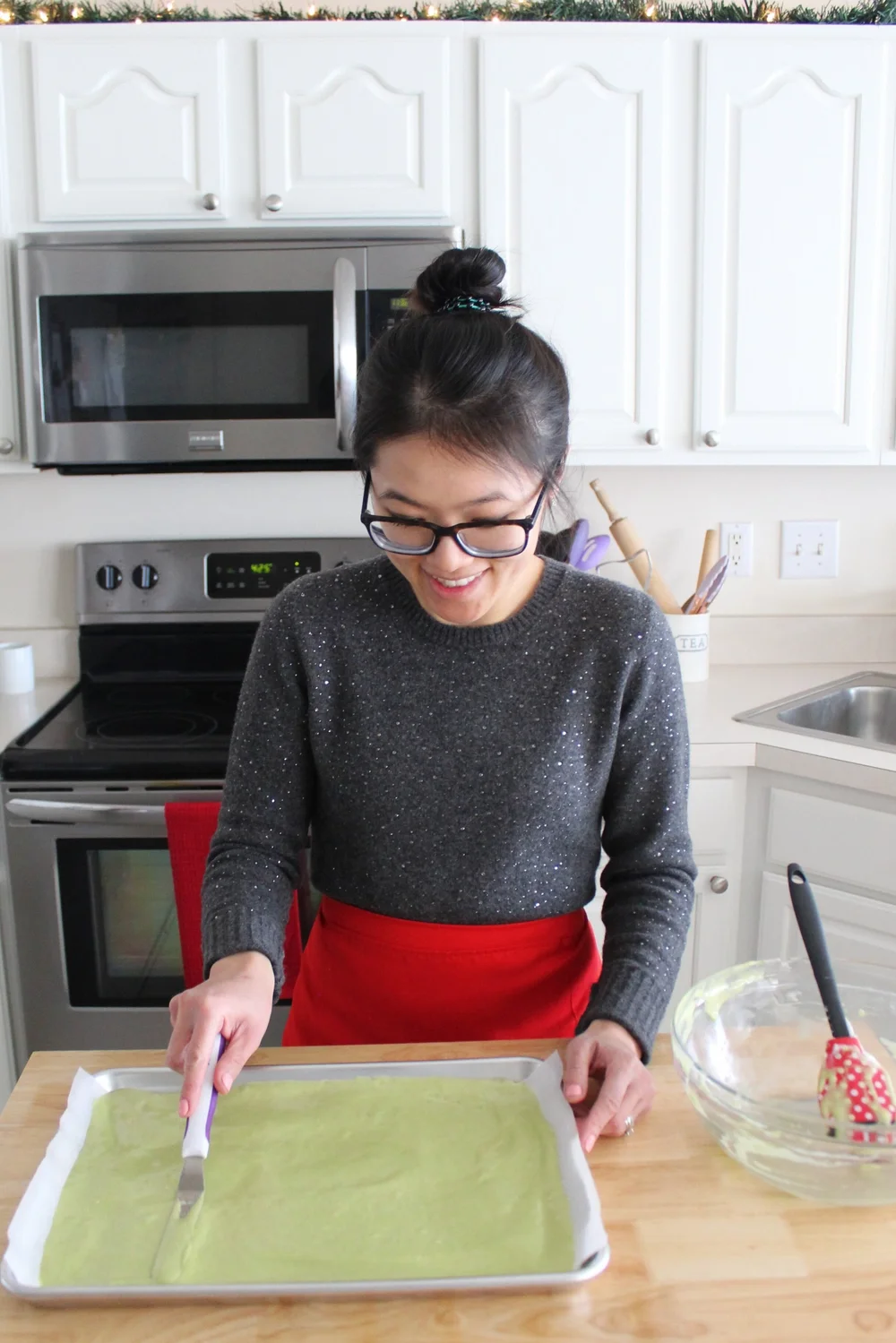 Sponge Log Starting the New Year with Matcha Chocolate Sponge Log Cake — COOKING ...