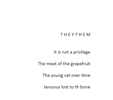 Jac Nelson - Five Poems