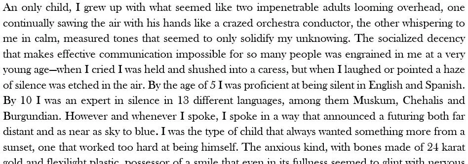 Jeff Alessandrelli - Four Poems