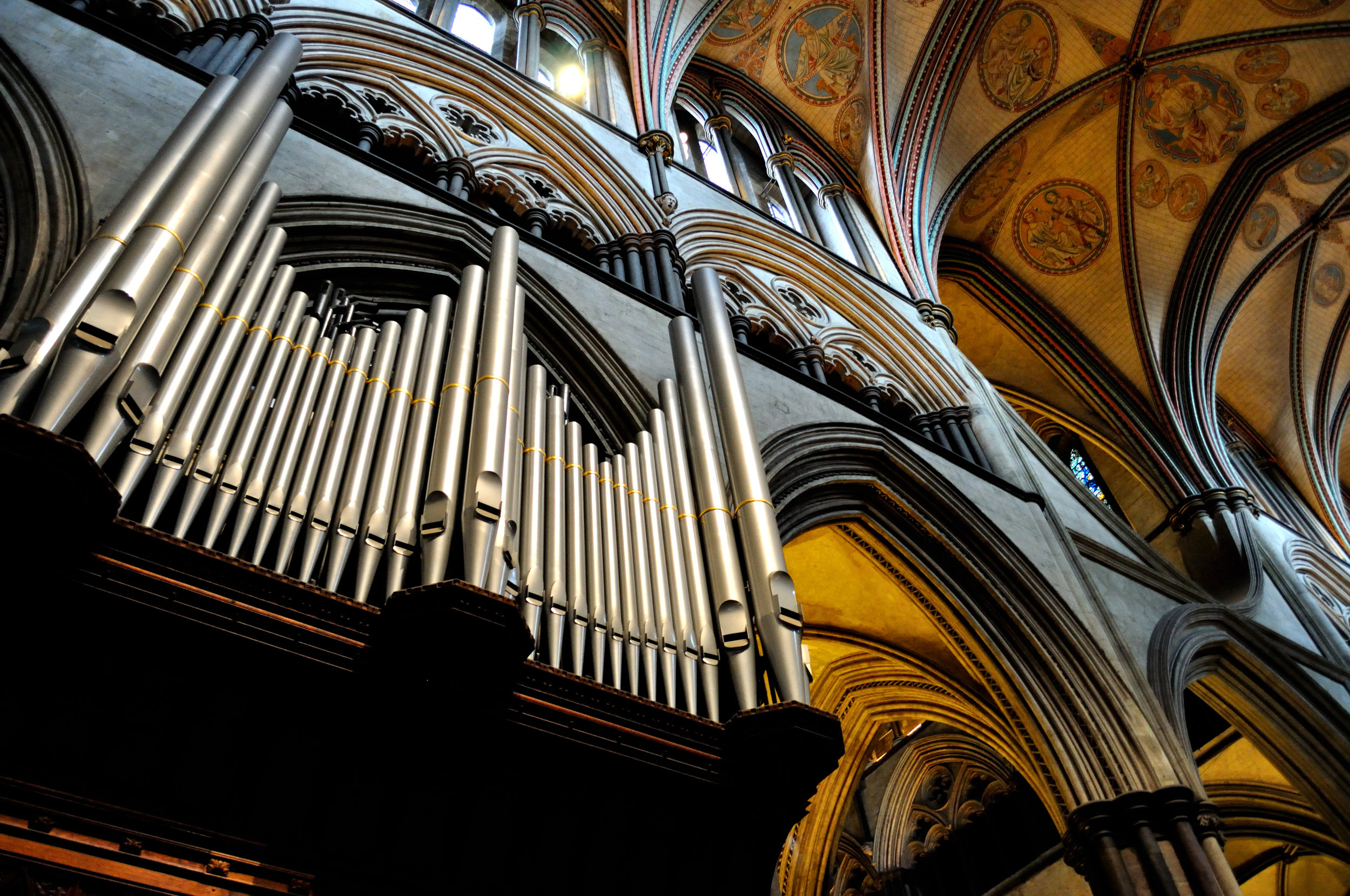 Organ in Salisbury Cathedral