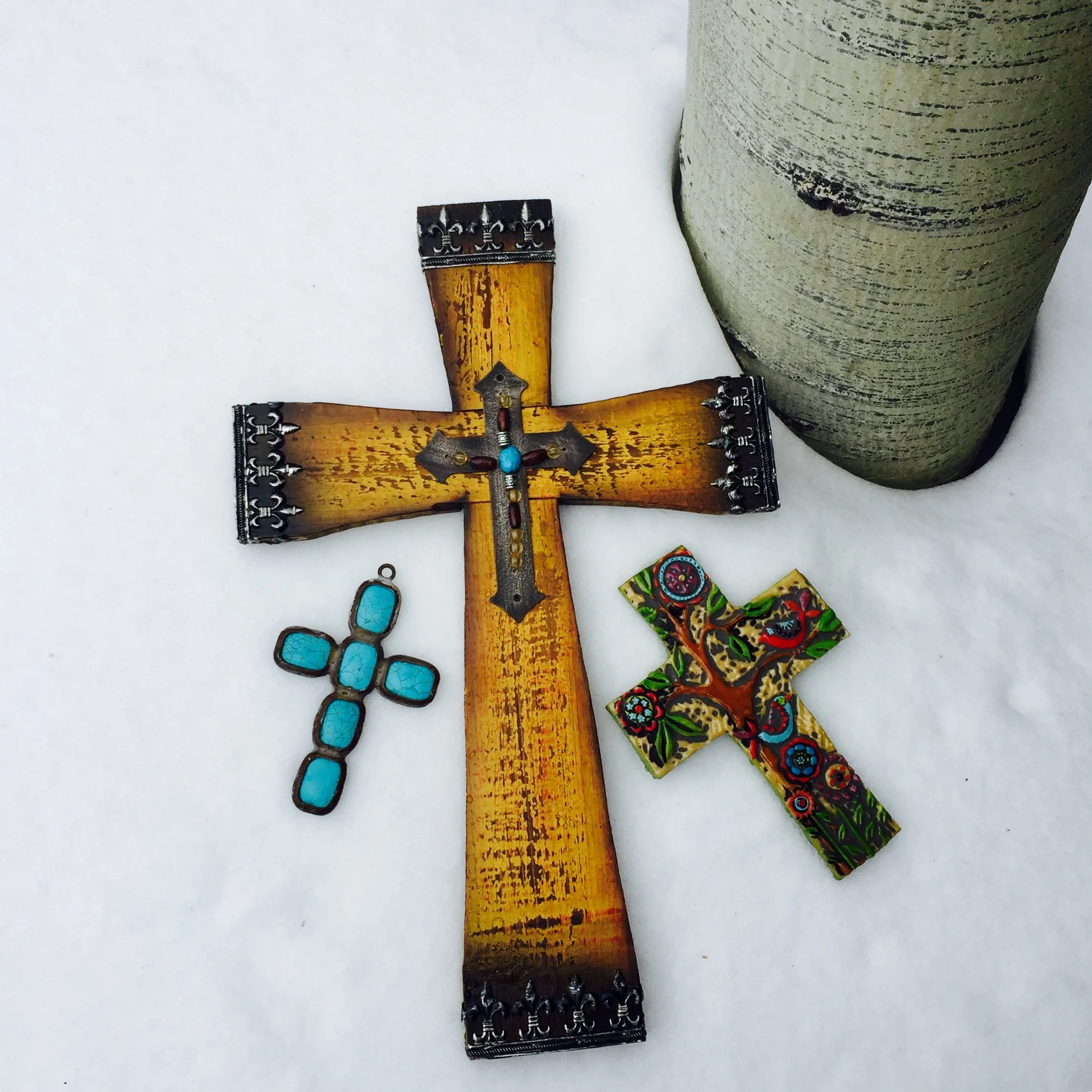 Crosses in the Snow
