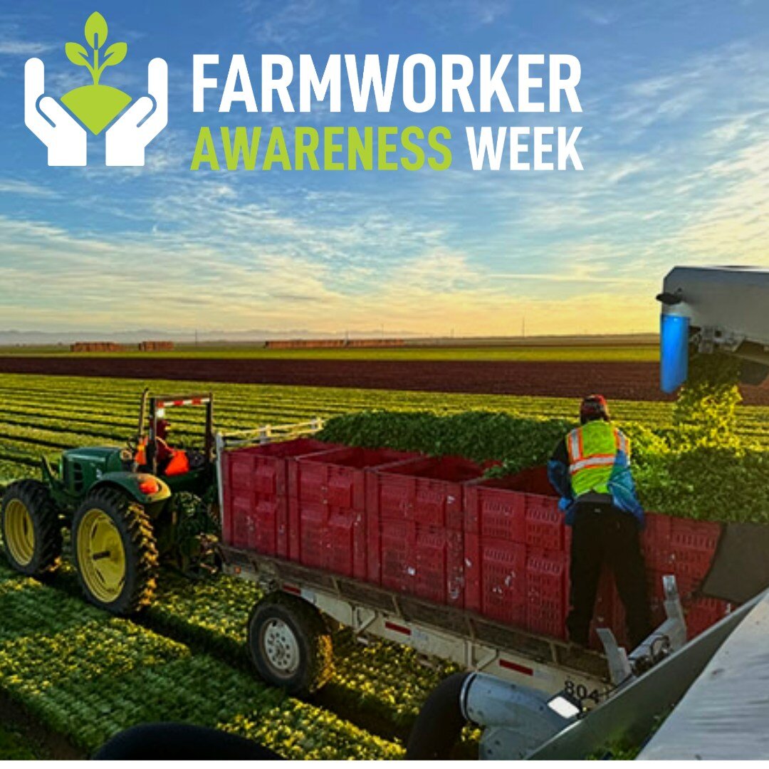 National Farmworker Awareness Week, March 25-31.
The food we enjoy requires work and dedication of countless hands. Let&rsquo;s honor farmworkers and work toward a fair and safe environment for those who contribute so much to our food supply! This Fa