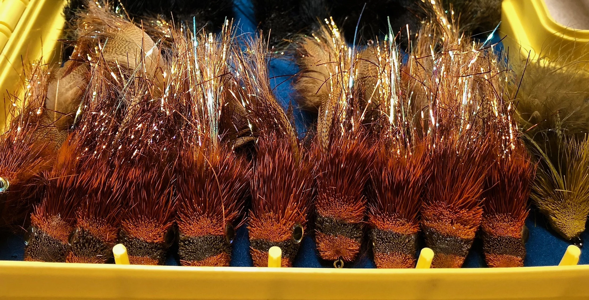 Tommy Lynch’s Drunken Disorderly has crazy movement. This movement occurs when the angler lets the LINE FISH THE FLY