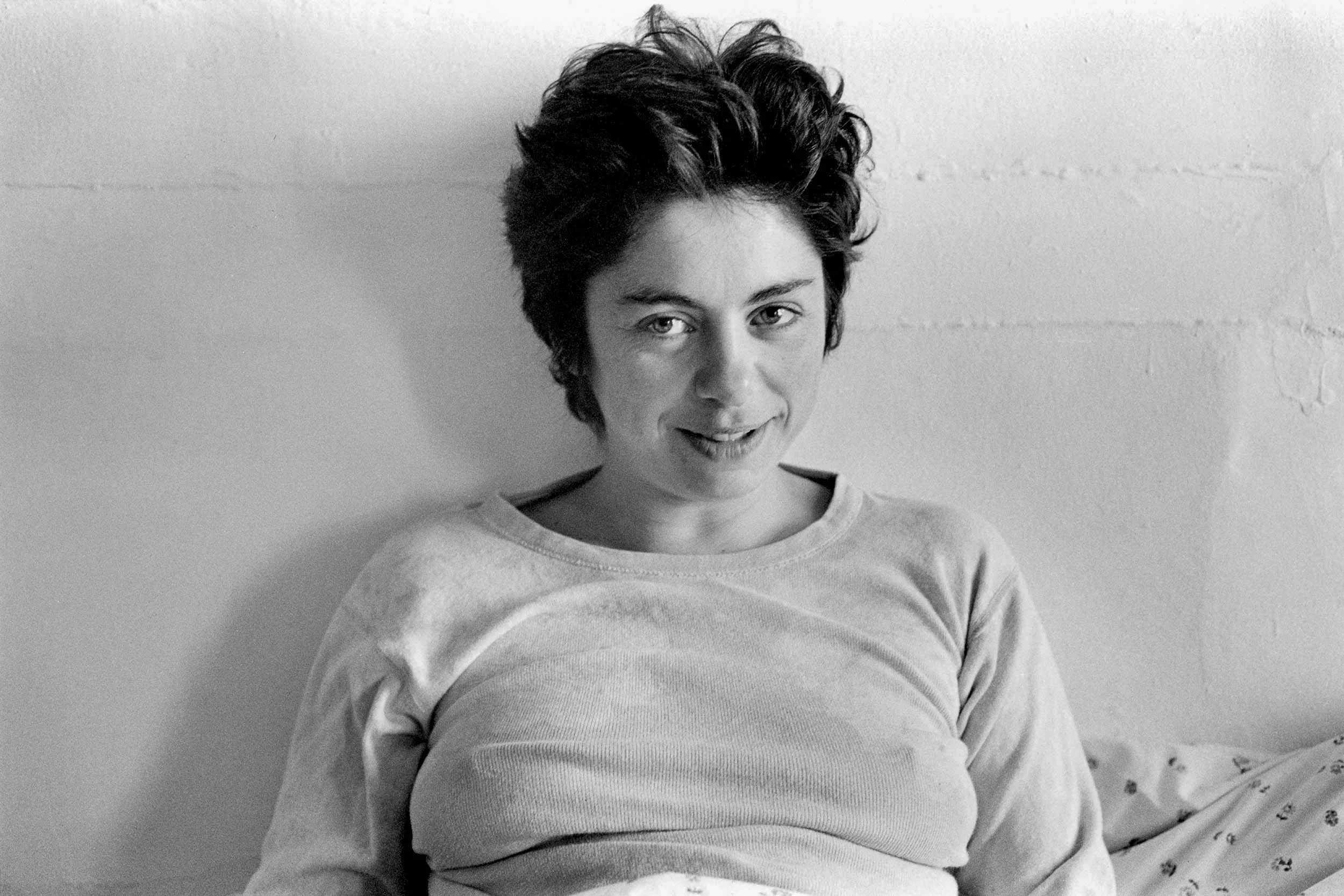 Mary Ann in the loft on East Third Street. 1975