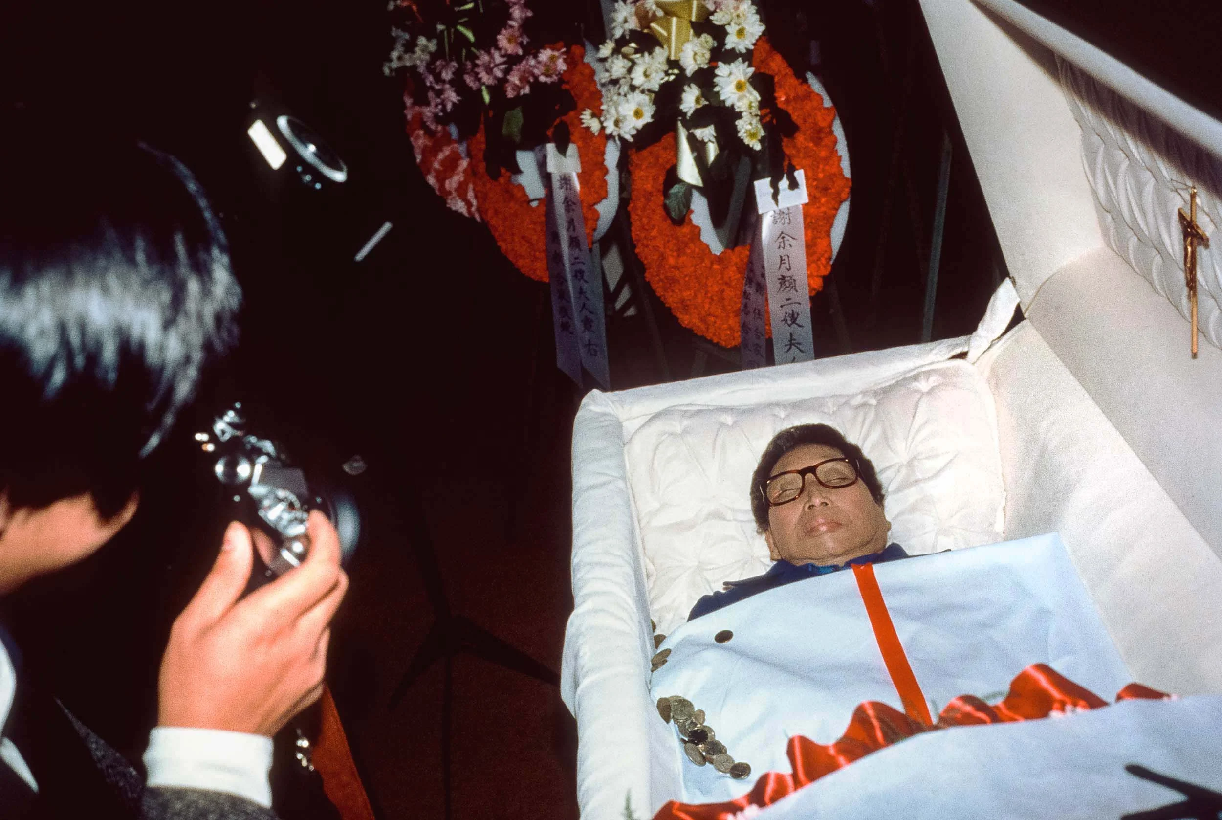 At Forest Lawn Cemetery in Glendale, California, for German GEO . 1981