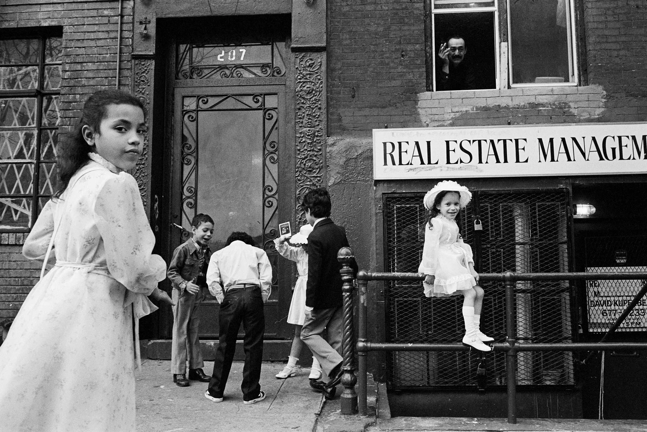 From Alphabet City , on Fifth Street in New York City. 1981