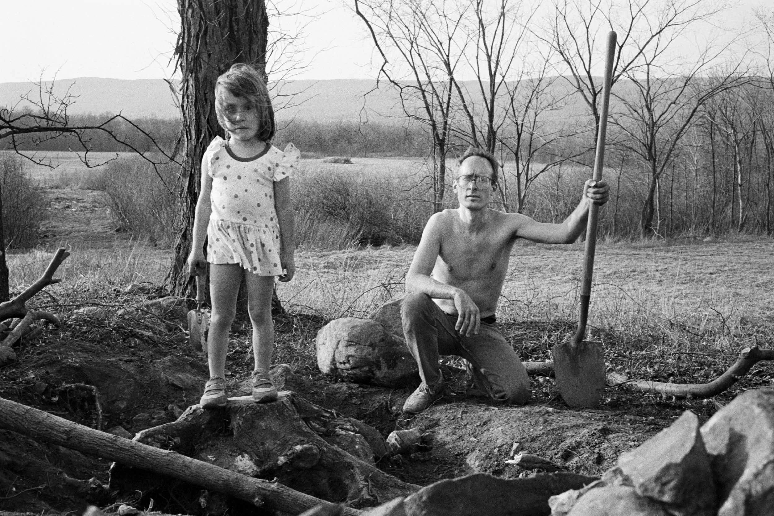 Eve and me in Wallkill, New York. 1985