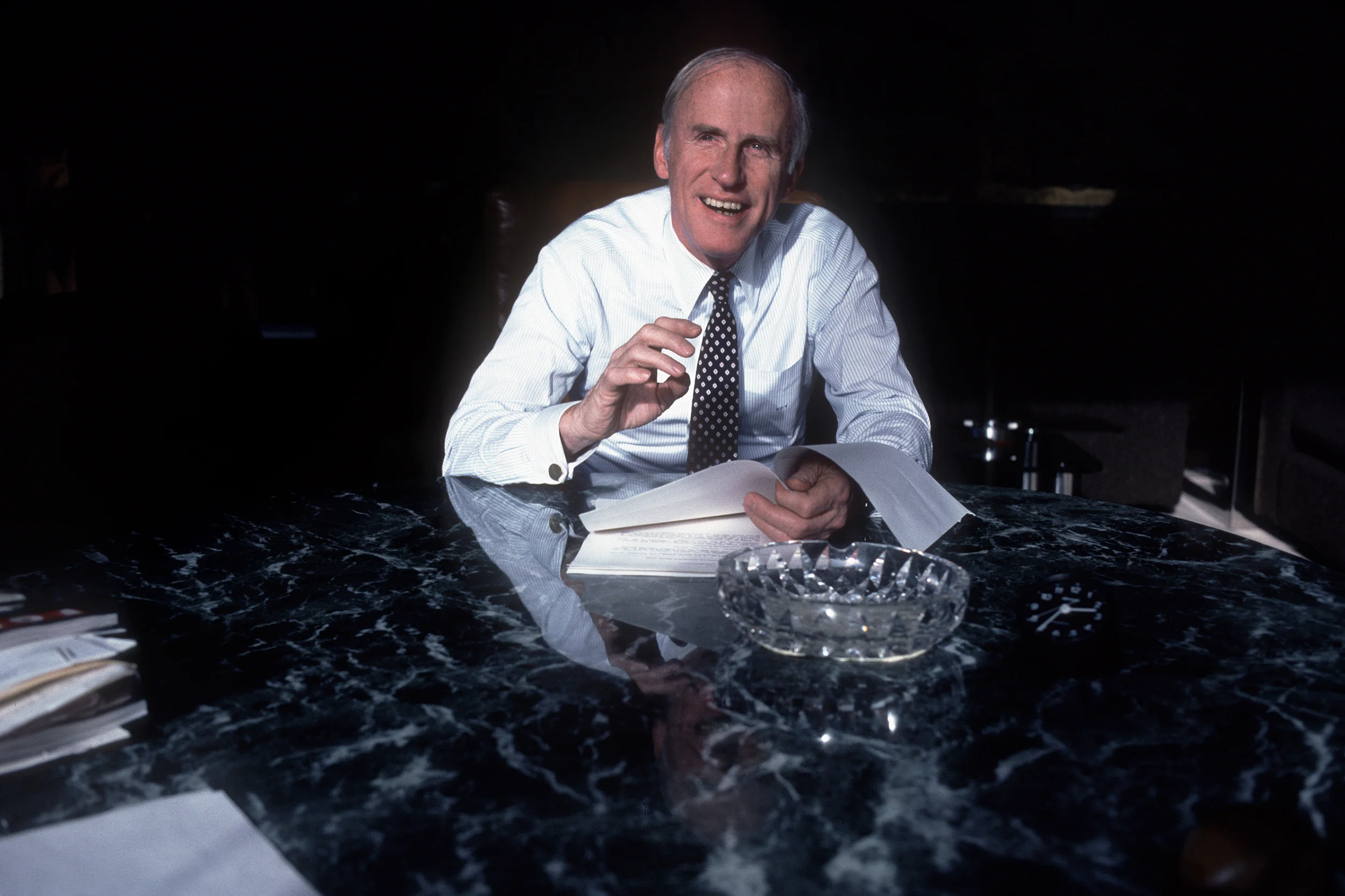 Citicorp executive Thomas Theobald. 1986