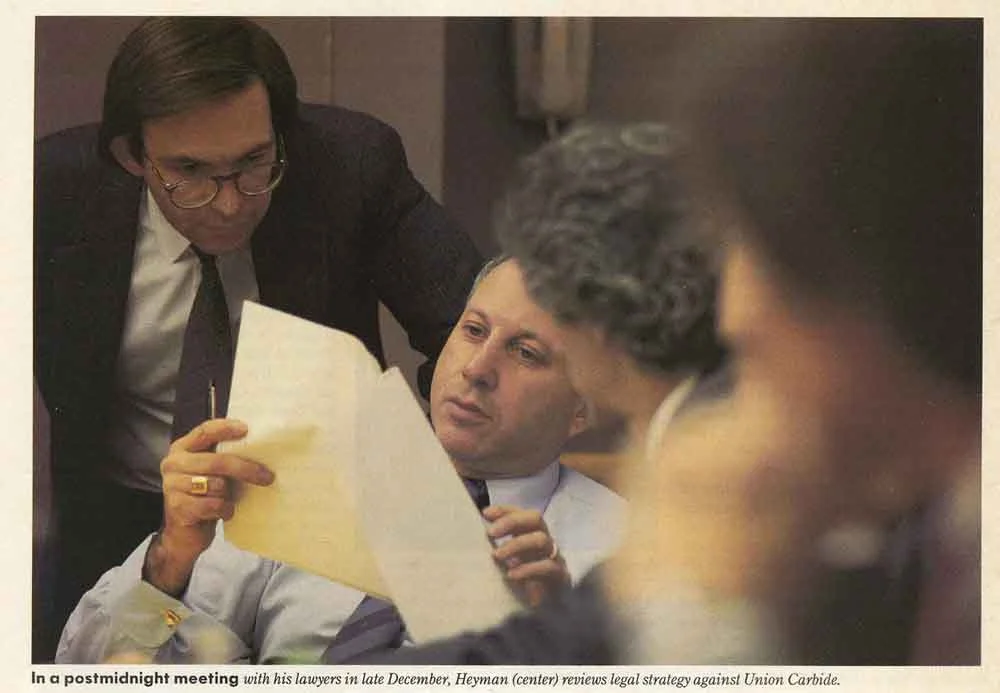 Samuel J. Heyman, CEO of GAF. 1986