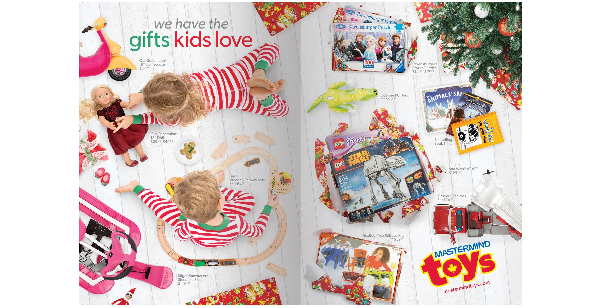  This two page spread in Today’s Parent was a part of the 2014 holiday gift guide campaign. 