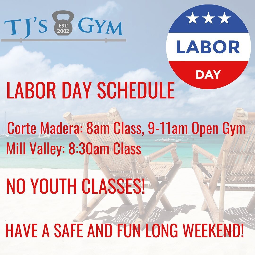 It&rsquo;s Announcement Day! 
Labor Day at the gyms is coming up!

#tjsgym
#tjsgyms