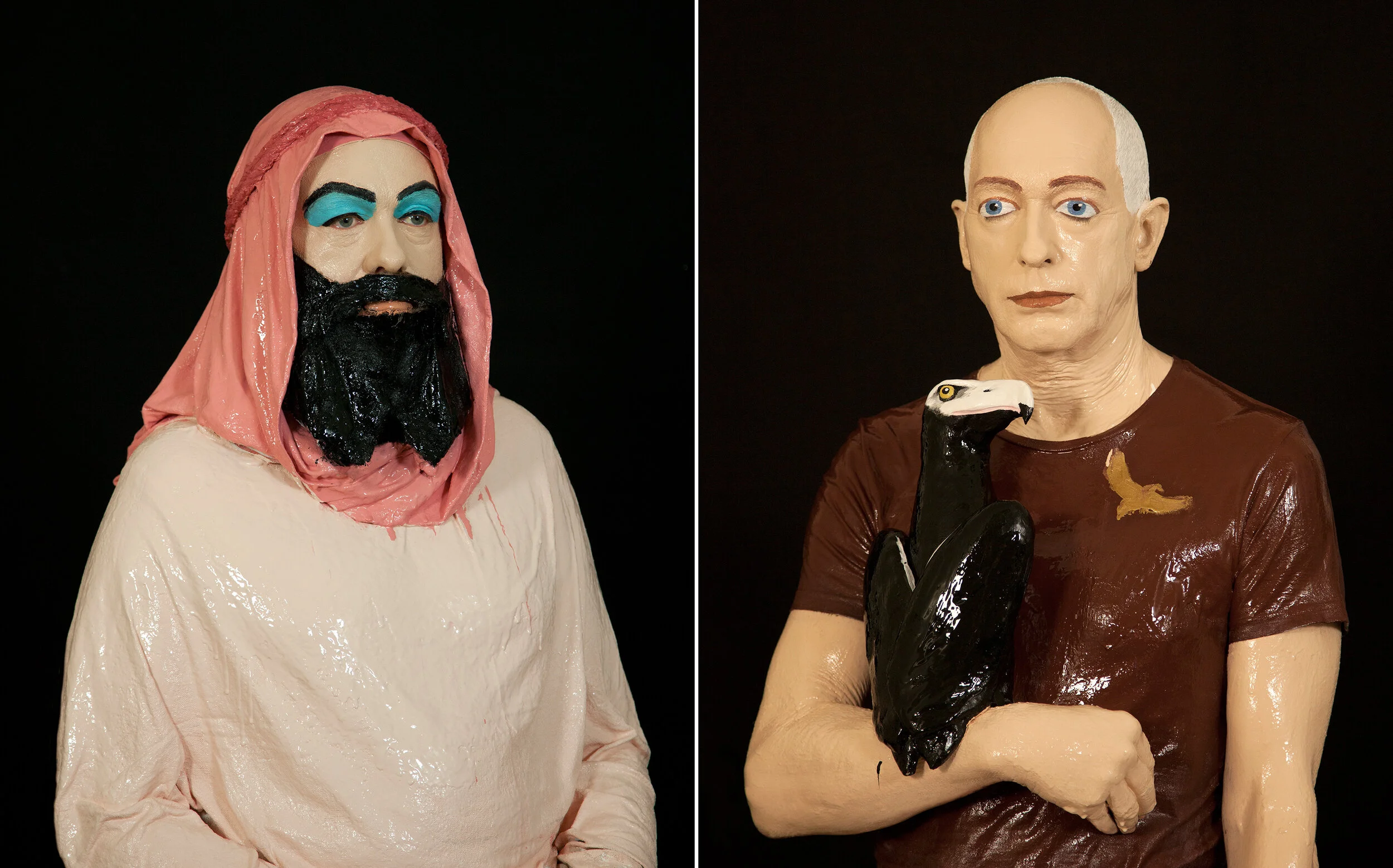 Self Portrait (Mark and Paul Rayner) Archival pigment print, 1750 x 1412mm, 1/1