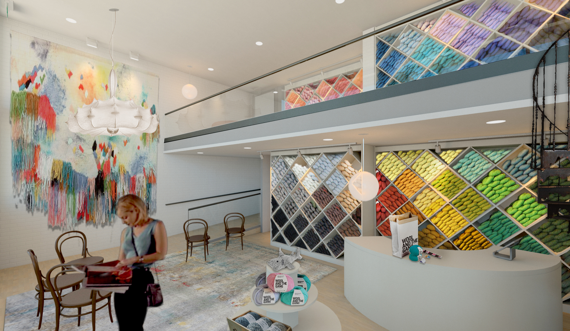 Wool and the Gang retail space