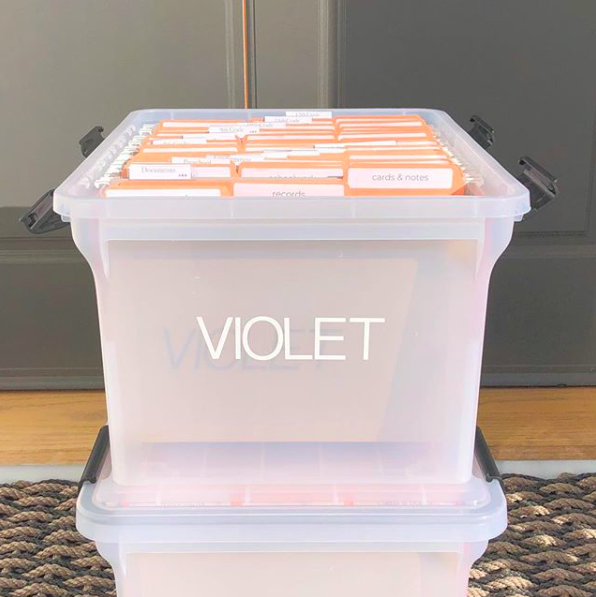 THS Childhood Memory Box in Orange