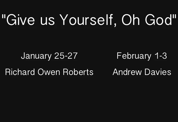 Give Us Yourself, Oh God!