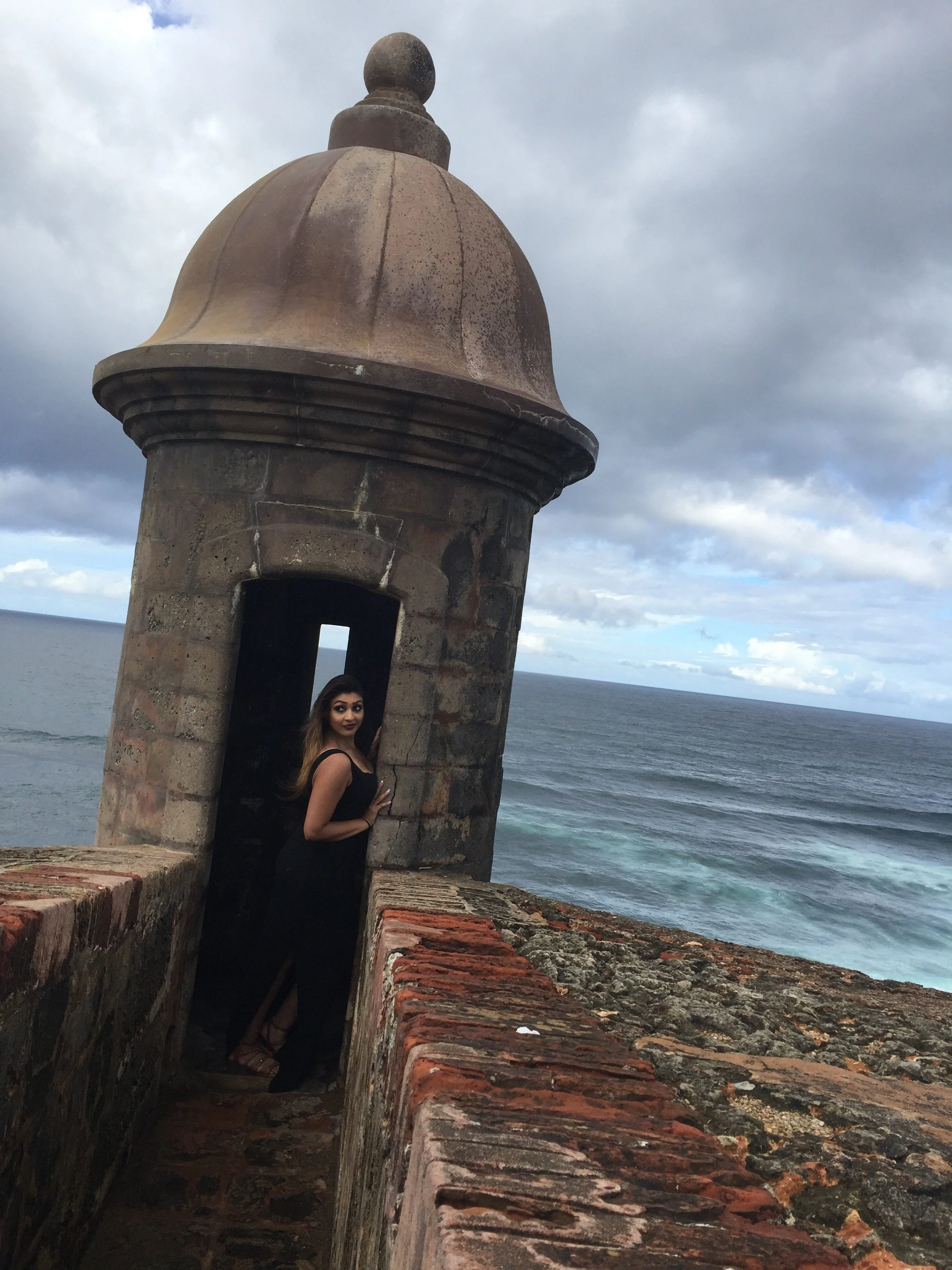 May I suggest cloudy days for the best vacay photos!! San Cristobal, Puerto Rico
