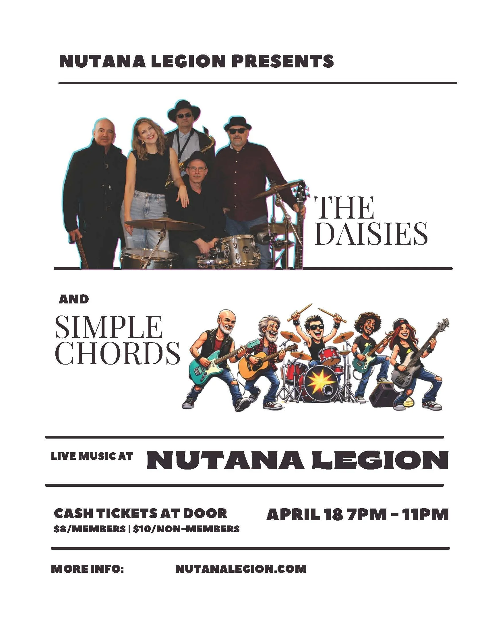 Moondance with the Daisies and Simple Chords