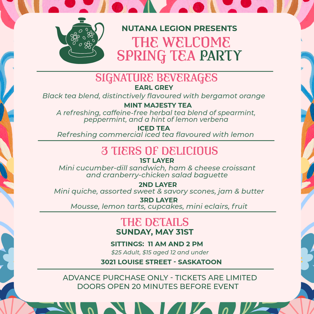 Welcome Spring Tea Party - May 31