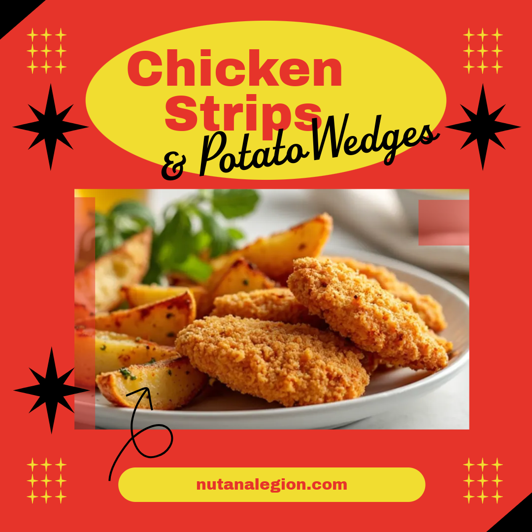 Chicken Strips and Potato Wedges - April 23